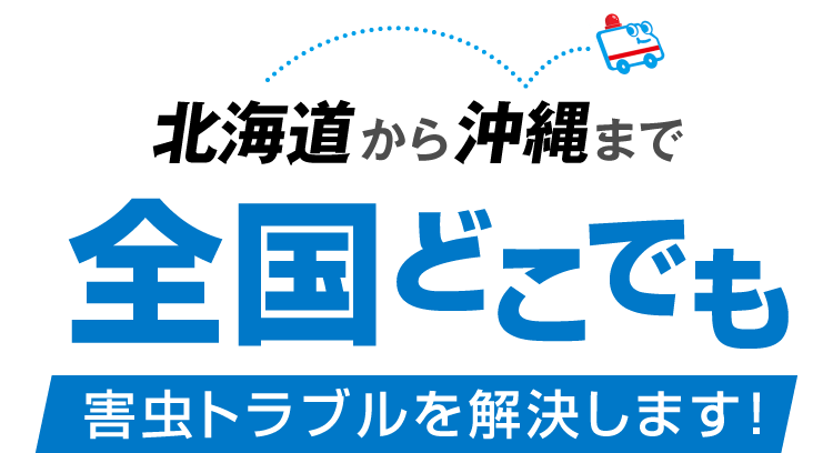 北海道から沖縄まで日本全国どこでも駆けつけます！